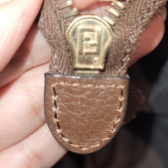 FENDI Zucca Large 3-Section Tote/Handbag - Picture 7 of 17